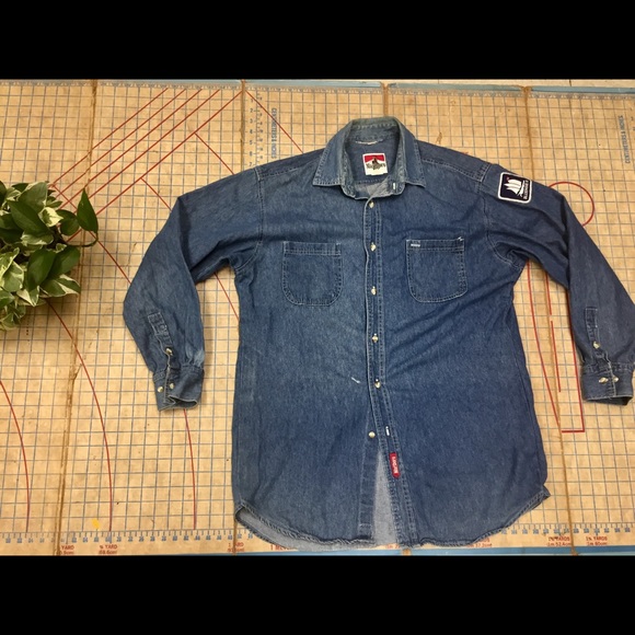 marlboro denim shirt